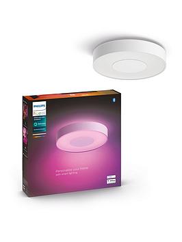 Product photograph of Philips Hue Xamento M Hue Ceiling Lamp White from very.co.uk
