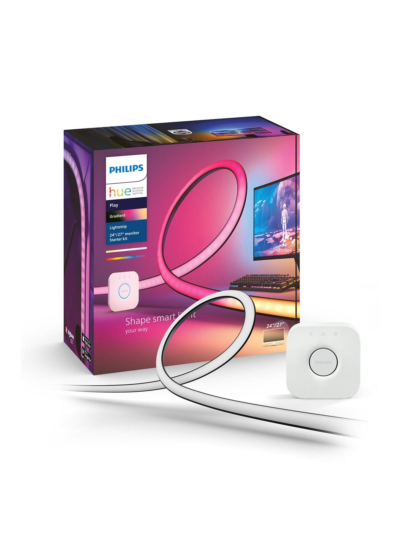 Product photograph of Philips Hue Gradient Pc Strip 24 27 Inch Eu Sk from very.co.uk