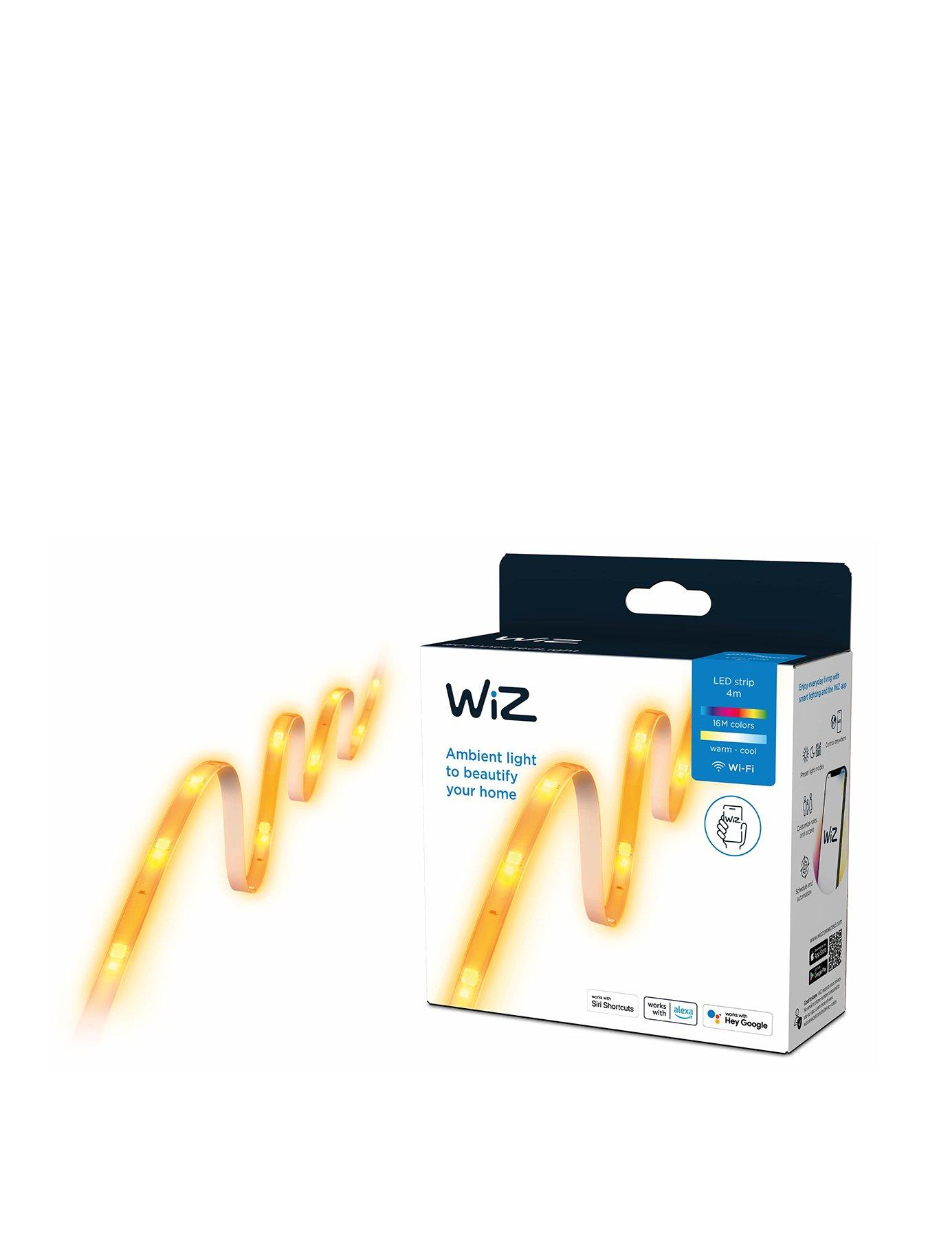 Product photograph of Wiz Rgbw Led Strip Kit 4m Type-g from very.co.uk