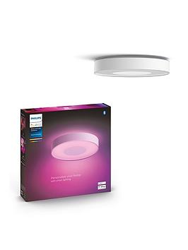 Product photograph of Philips Hue Infuse M Hue Ceiling Lamp White from very.co.uk