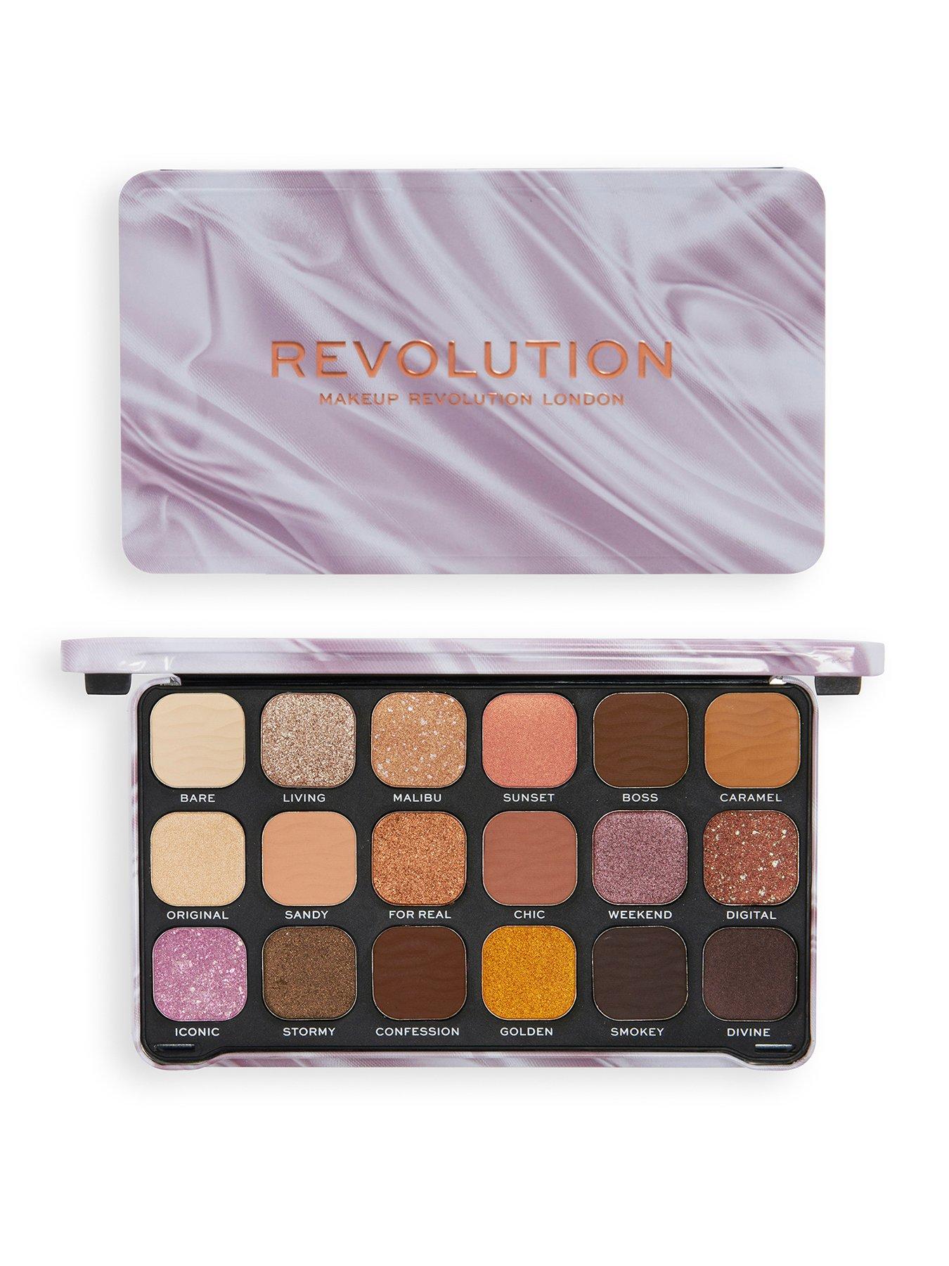Image 1 of 6 of Revolution Beauty London Revolution Forever Flawless Shadow Palette Nude Silk