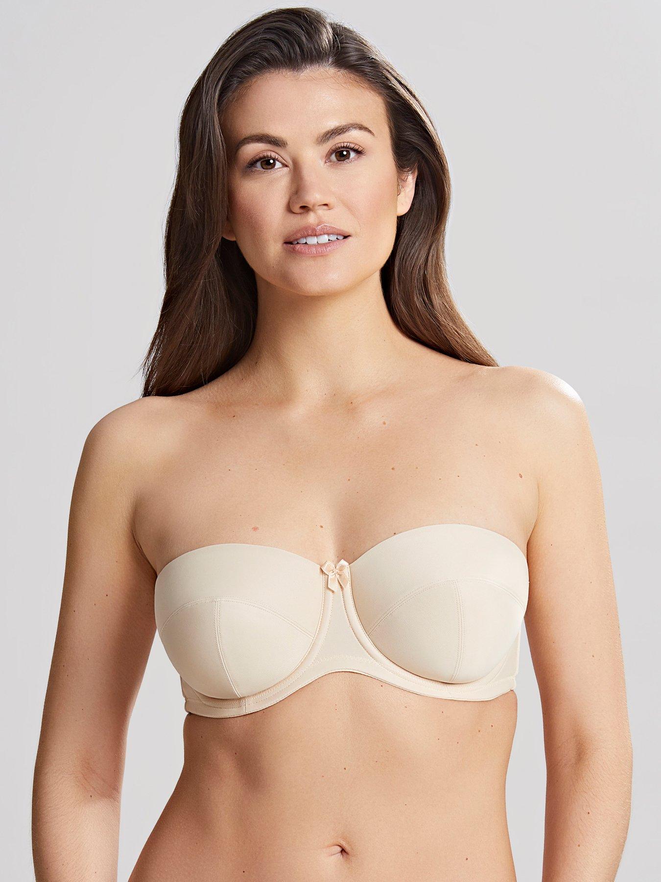 undefined Evie Strapless Bra - Beige
