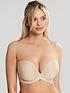  image of cleo-by-panache-faith-moulded-plunge-strapless-bra-beige