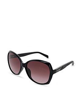 karen millen oversized sunglasses - black