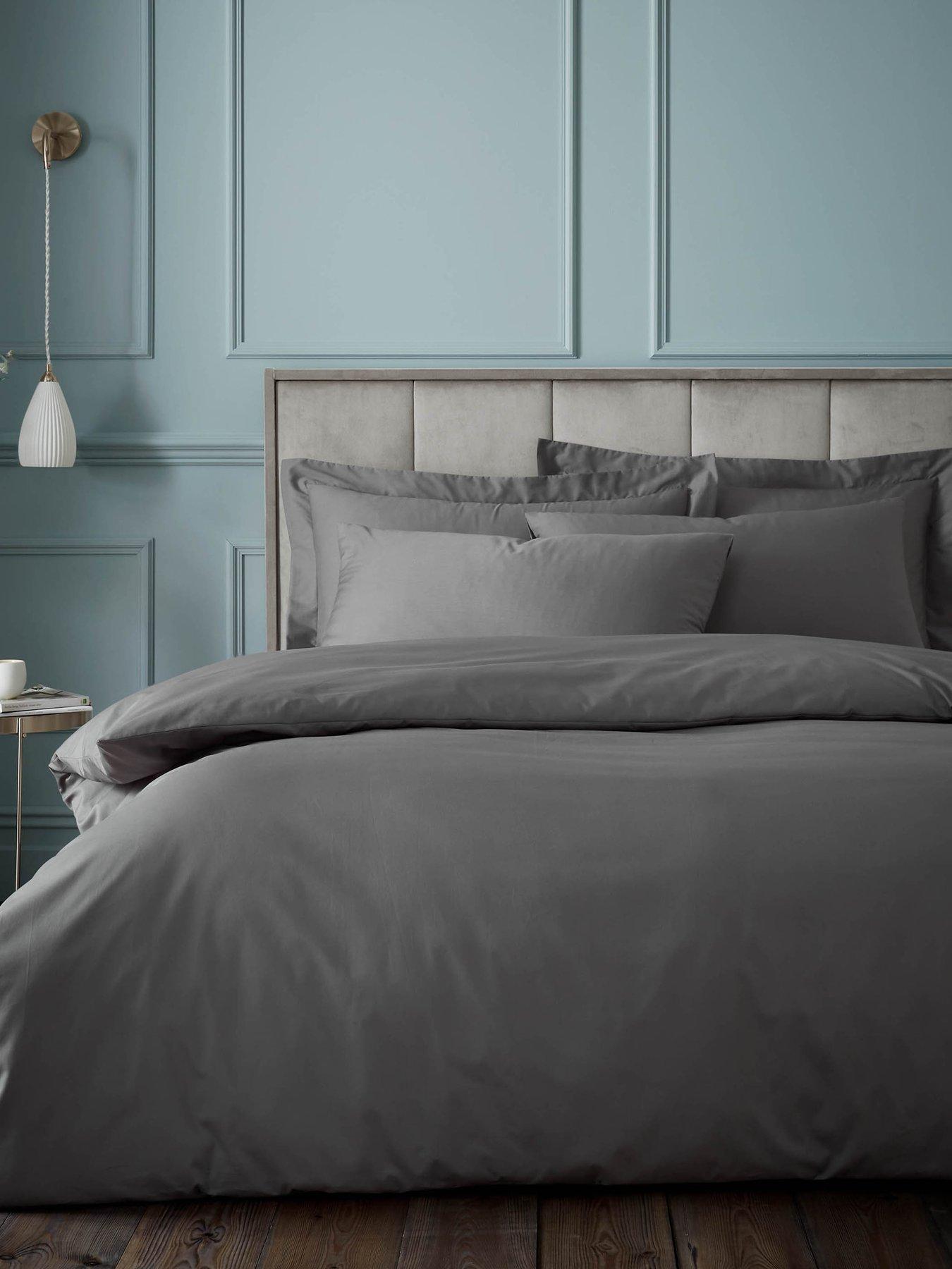 Image 1 of 5 of Bianca 180 Thread Count&nbsp;Egyptian Cotton Duvet Cover Set