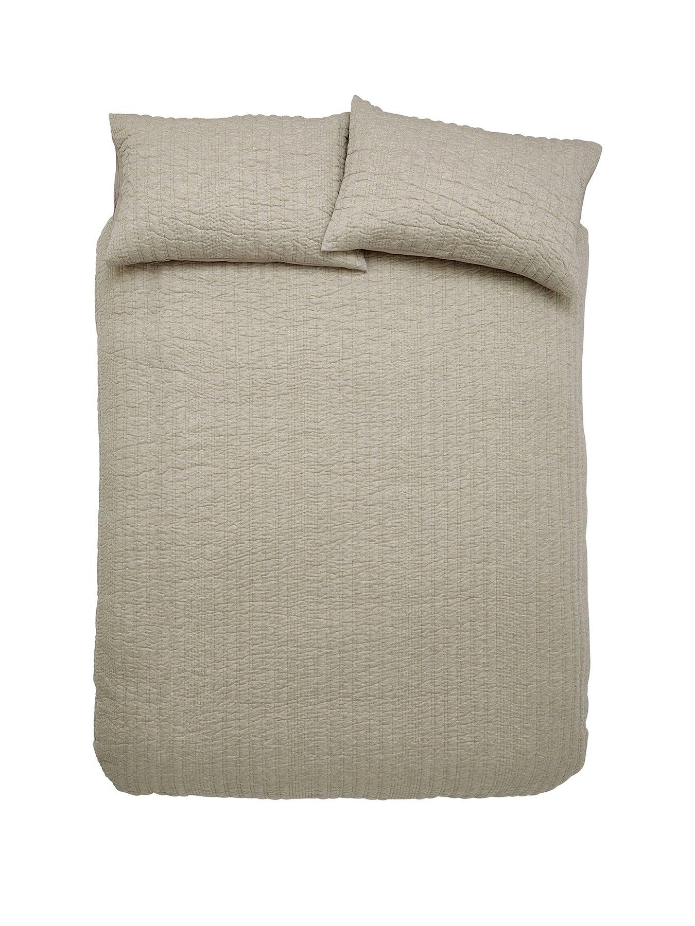 Image 2 of 7 of Pineapple Elephant Tamba Jersey Stripe Duvet Cover Set in Natural