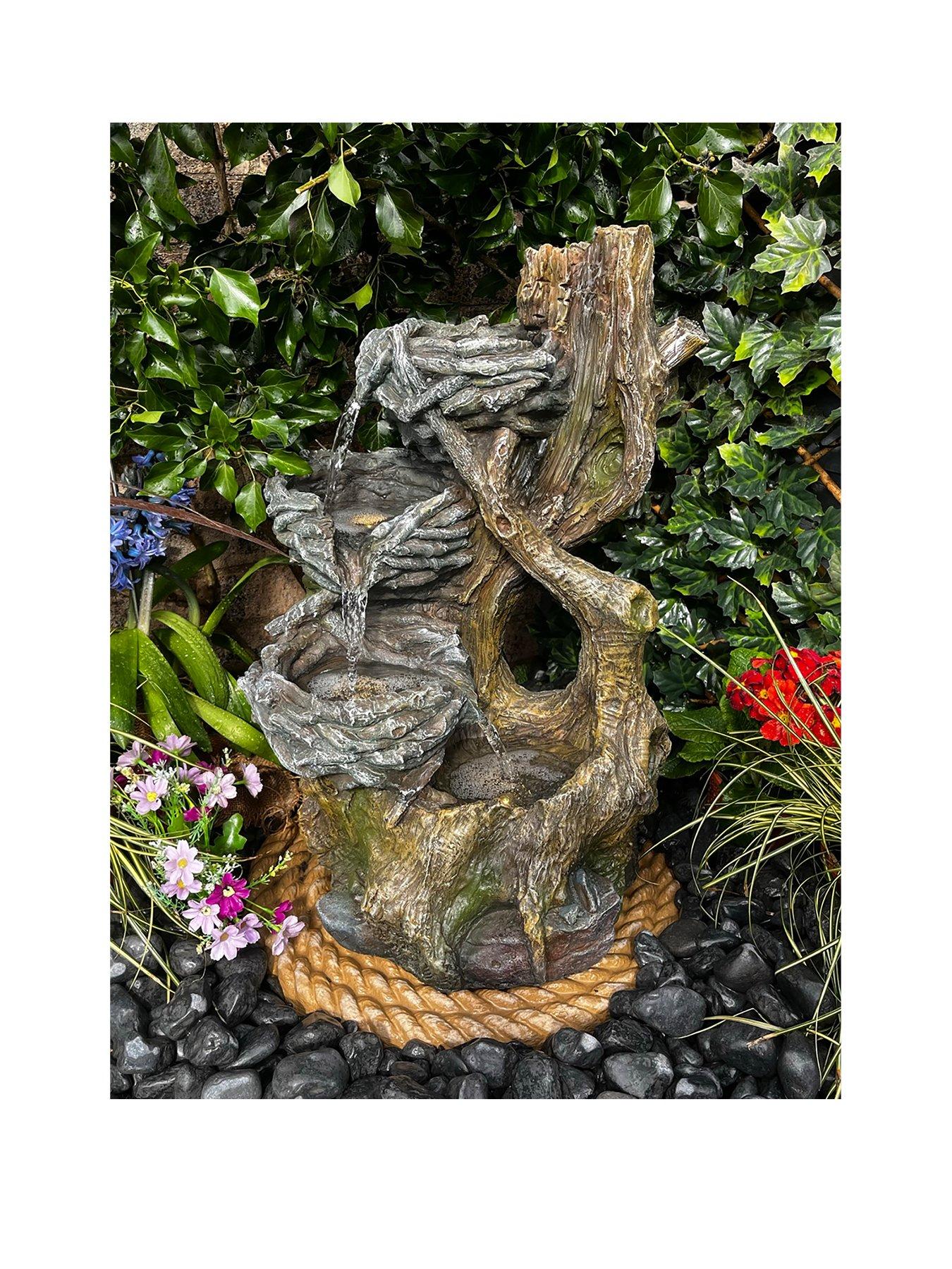 Product photograph of Tranquility Birds Nest Mains Powered Water Feature from very.co.uk