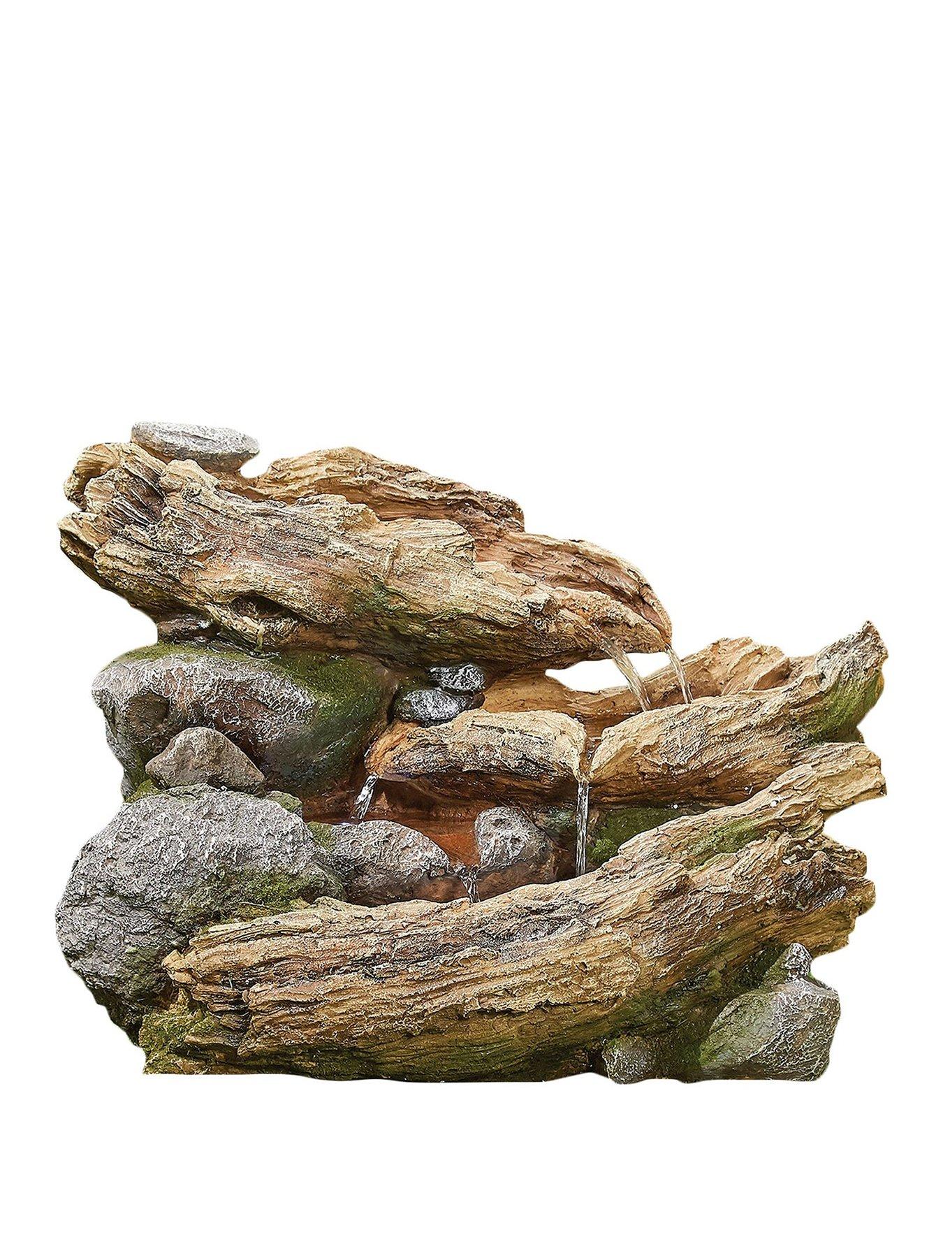 Product photograph of Tranquility Bubbling Brook Mains Powered Water Feature from very.co.uk