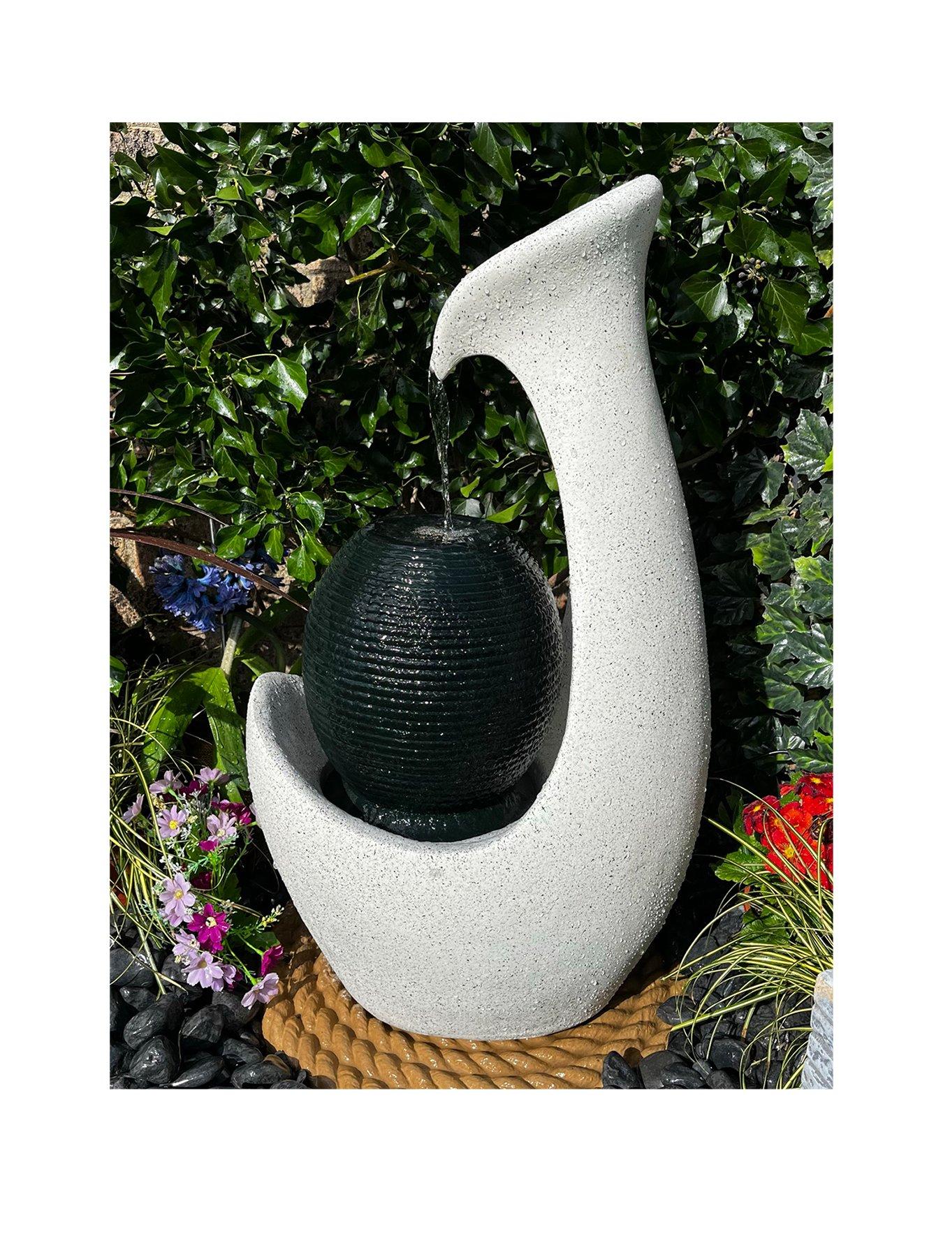 Product photograph of Tranquility Marion Mains Powered Water Feature from very.co.uk