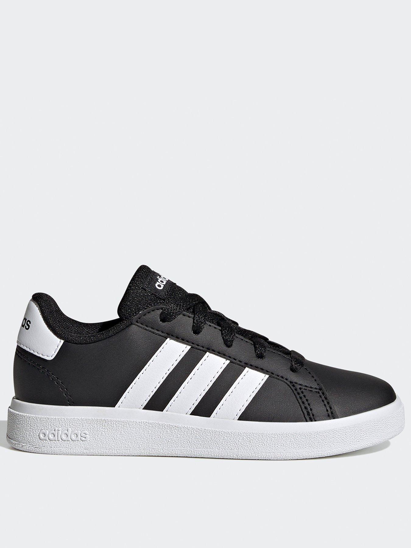 adidas Sportswear Unisex Kids Grand Court 2.0 Trainers - B, Black, Size 11 Younger
