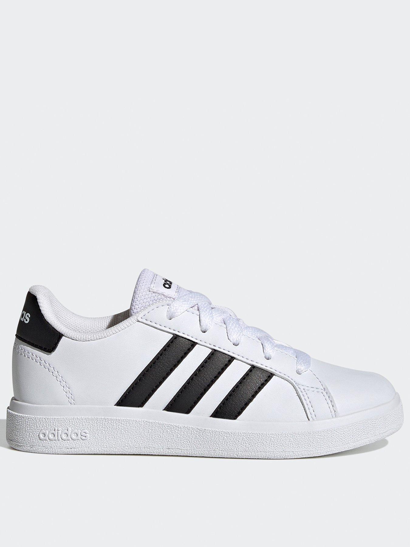 White adidas kids sales trainers