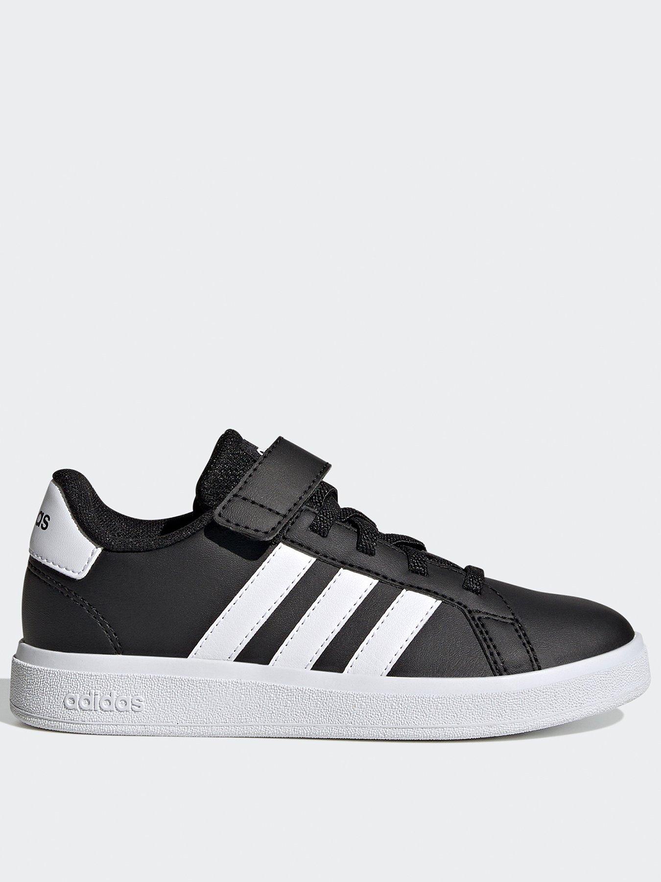 adidas Sportswear Kids Unisex Grand Court 2.0 Trainers - Black/White ...