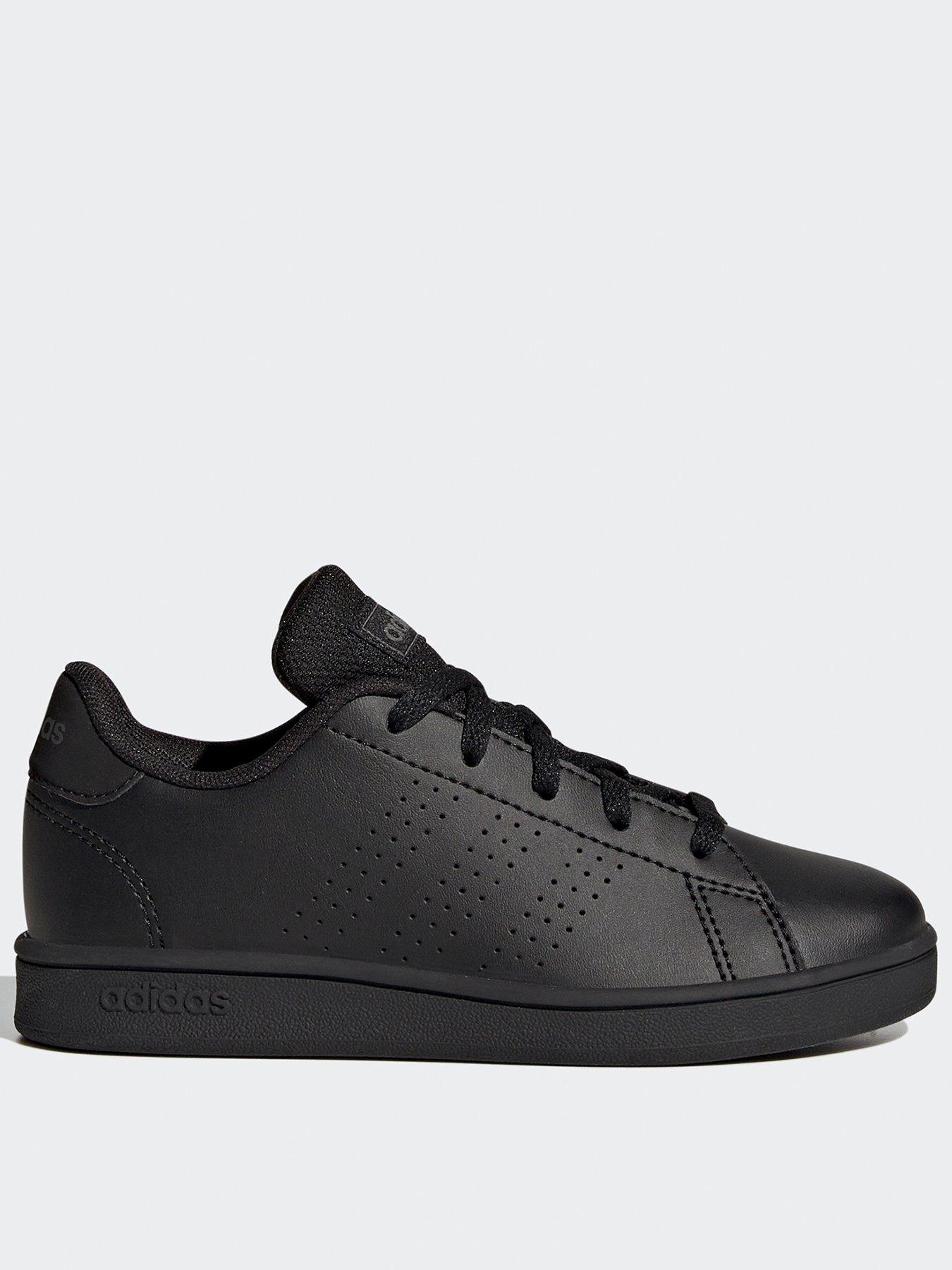 adidas-sportswear-kids-unisex-advantage-trainers-black