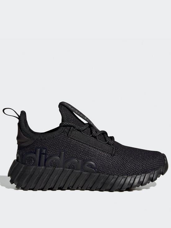 front image of adidas-sportswear-kids-unisex-kaptir-30-trainers-black