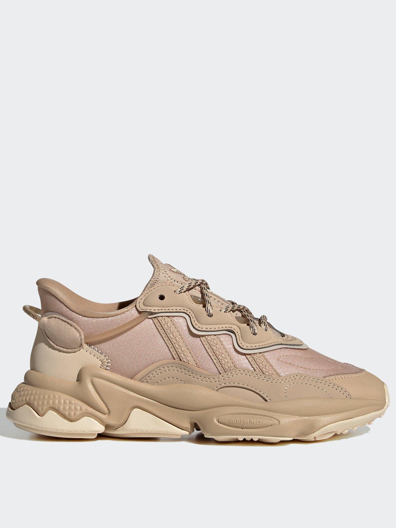 Beige ozweego hot sale trainers