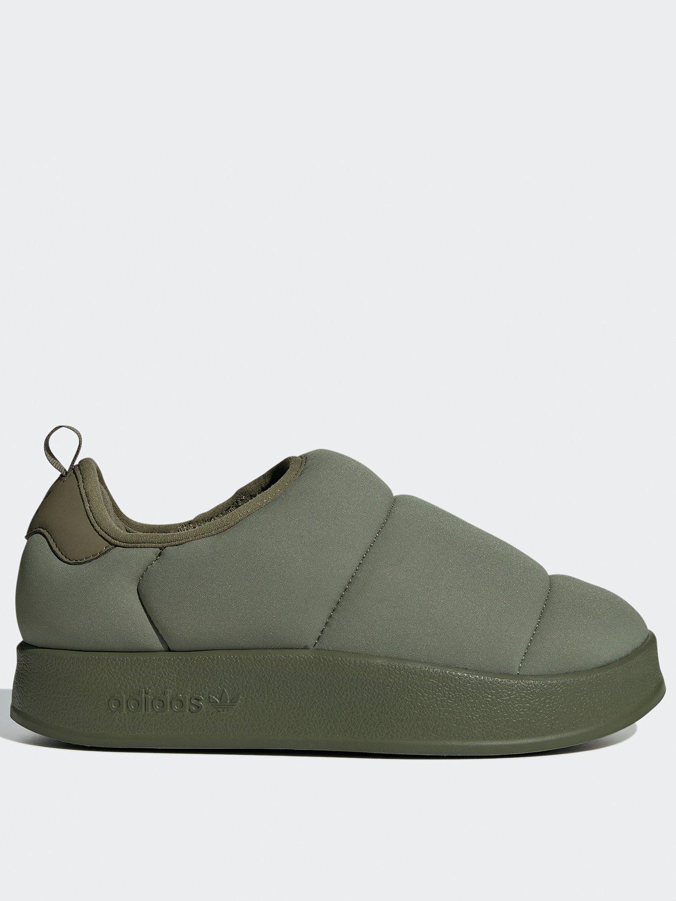 Adidas slip on store green