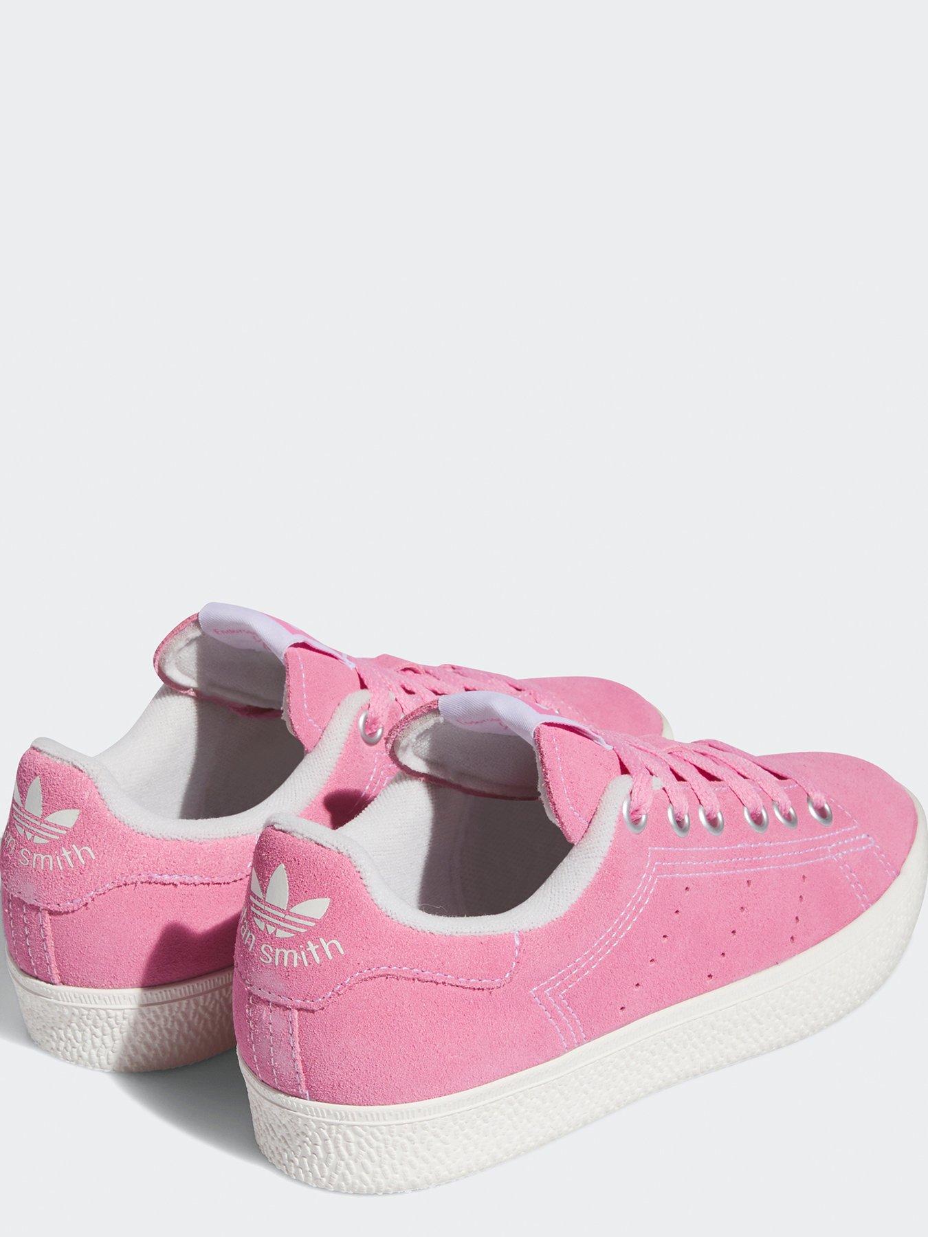 Adidas originals stan smith trainers in on sale white and pink