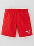  image of puma-boys-medium-length-swim-shorts-red