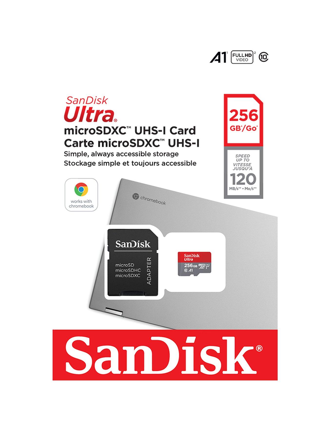 SanDisk Carte microSDXC Ultra UHS-I A1 256 GB