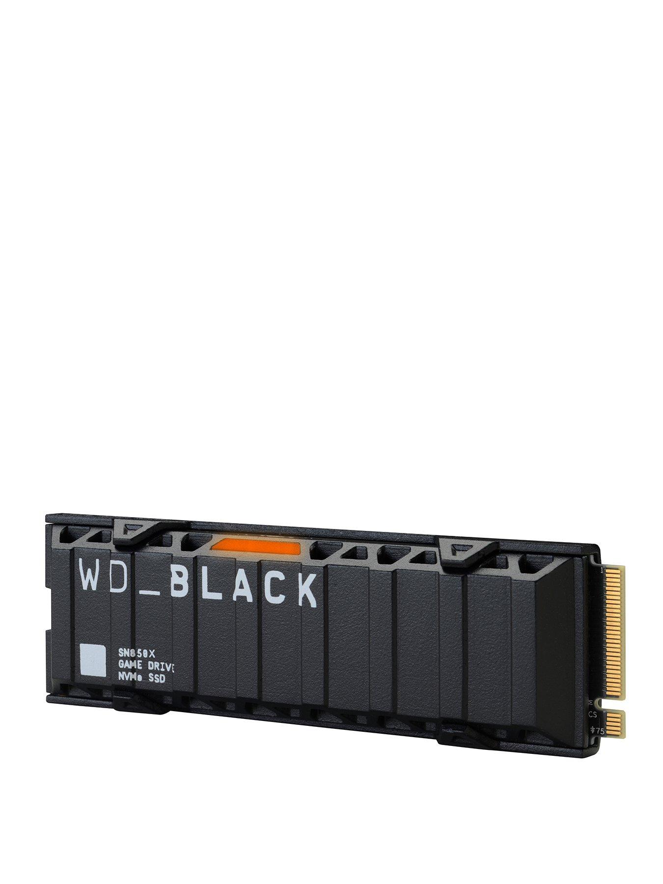 Western Digital WD_BLACK 2TB SN850X Heatsink SSD M.2 PCIe | very.co.uk