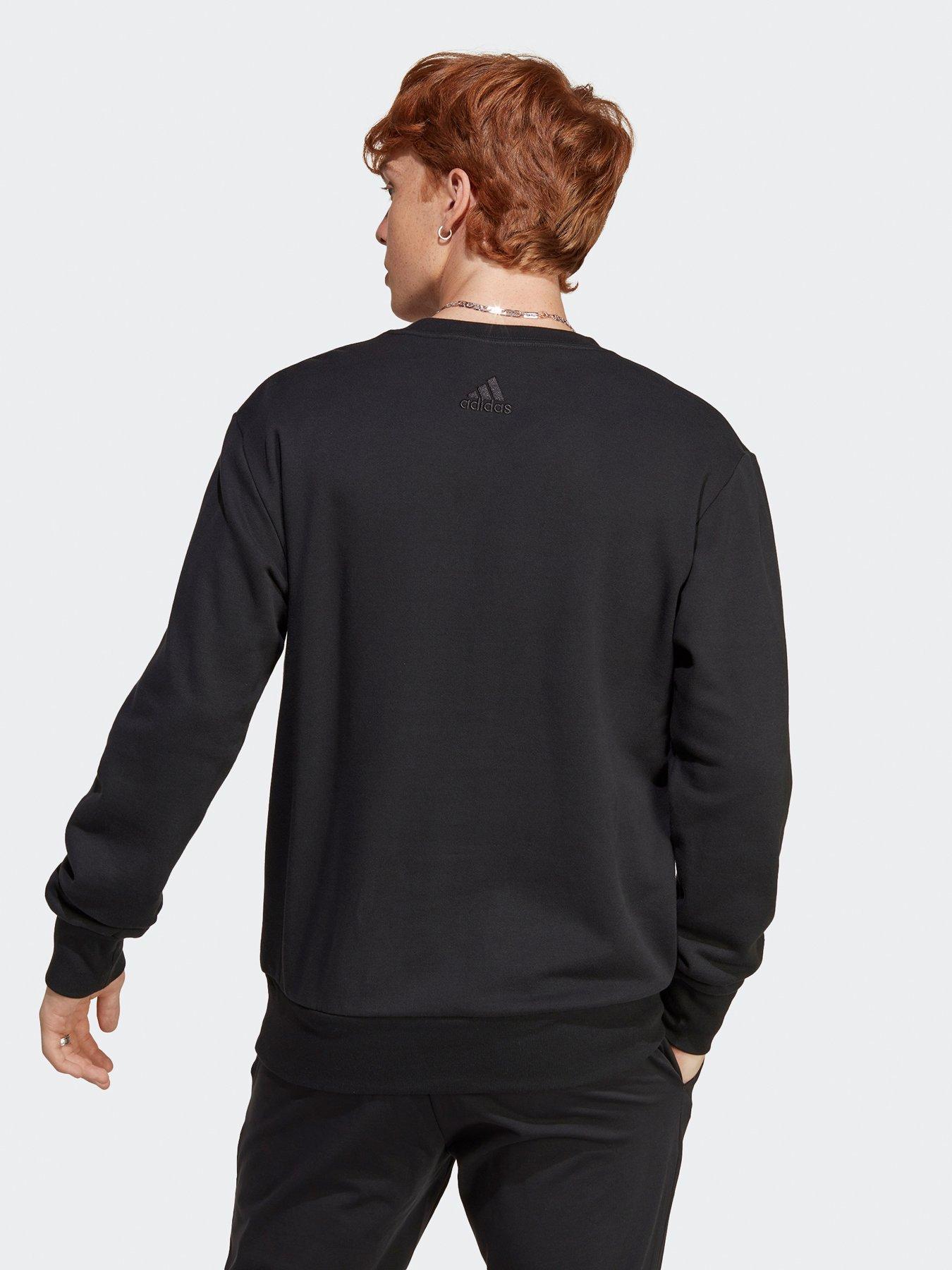 Adidas big logo sales sweatshirt