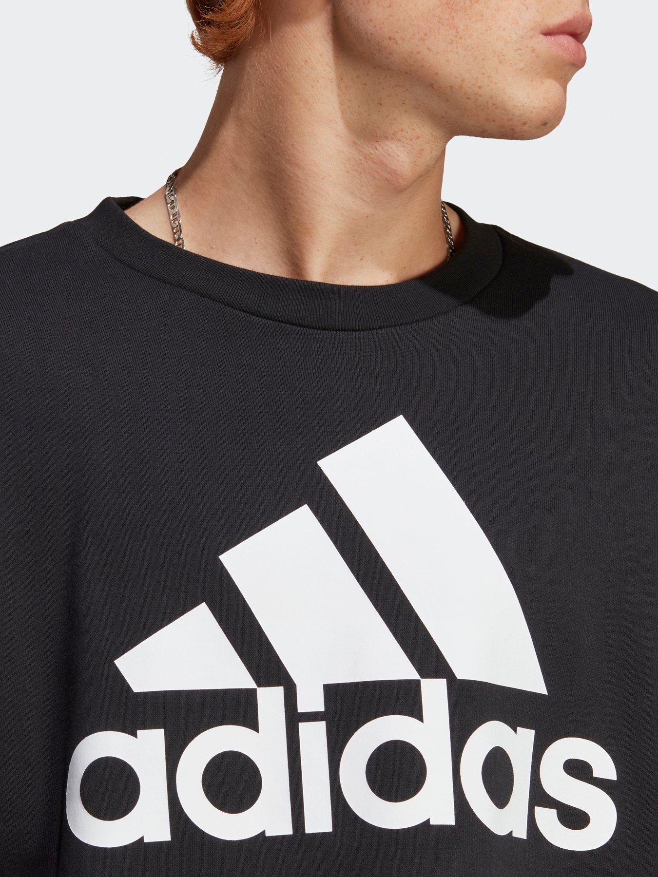 Adidas big logo clearance sweatshirt