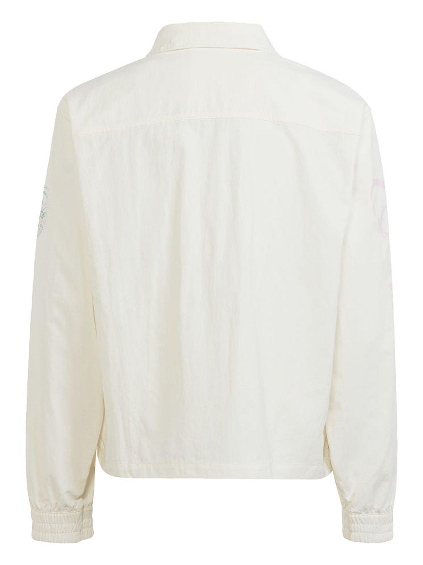 Image 3 of 4 of adidas Originals Woven Graphic Print Jacket