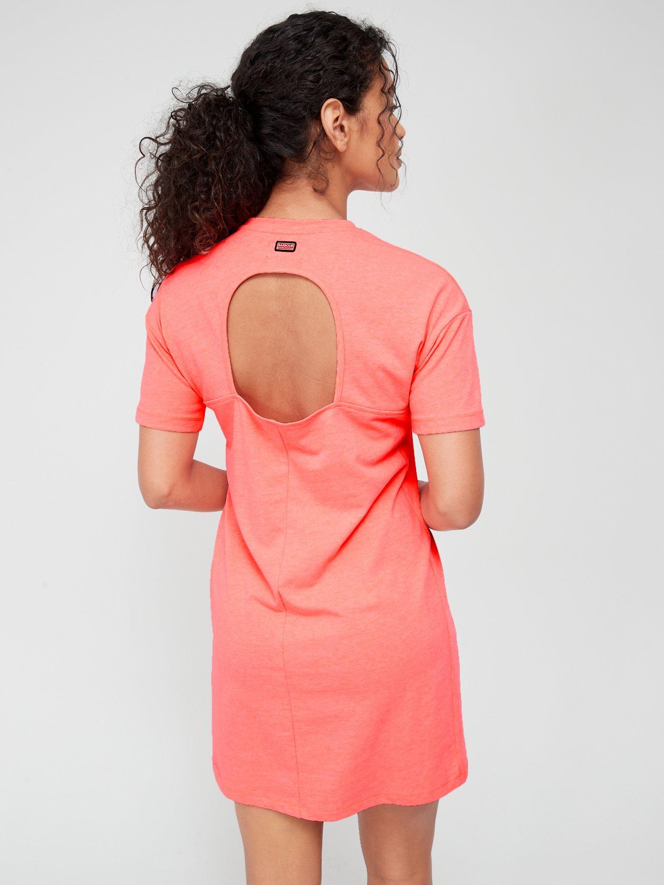 Coral t shirt on sale dress