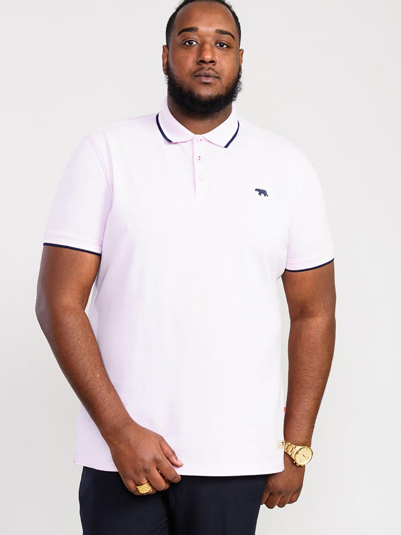 undefined Hamford2 Two Colour Rib Tipping Pique Polo Shirt