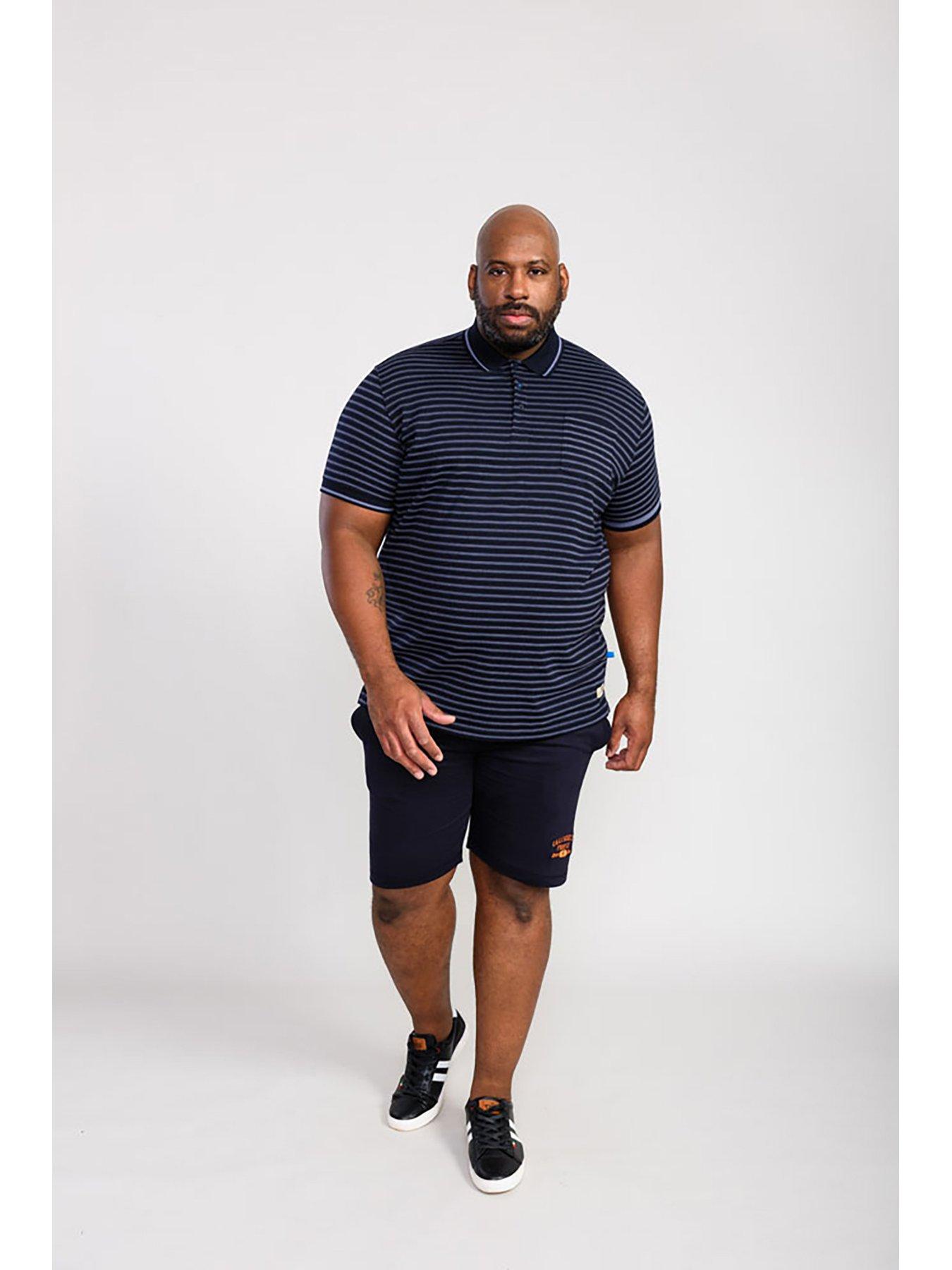Image 2 of 5 of D555 Rosemary Woven Full Stripe Jersey Polo Shirt