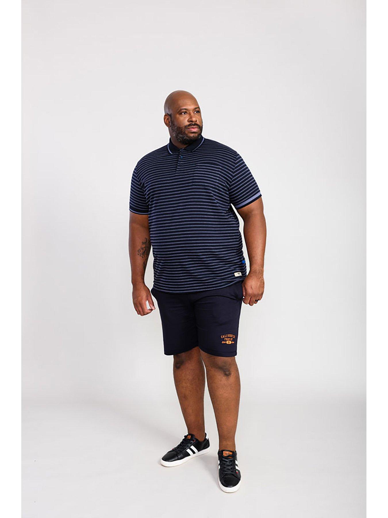 Image 3 of 5 of D555 Rosemary Woven Full Stripe Jersey Polo Shirt