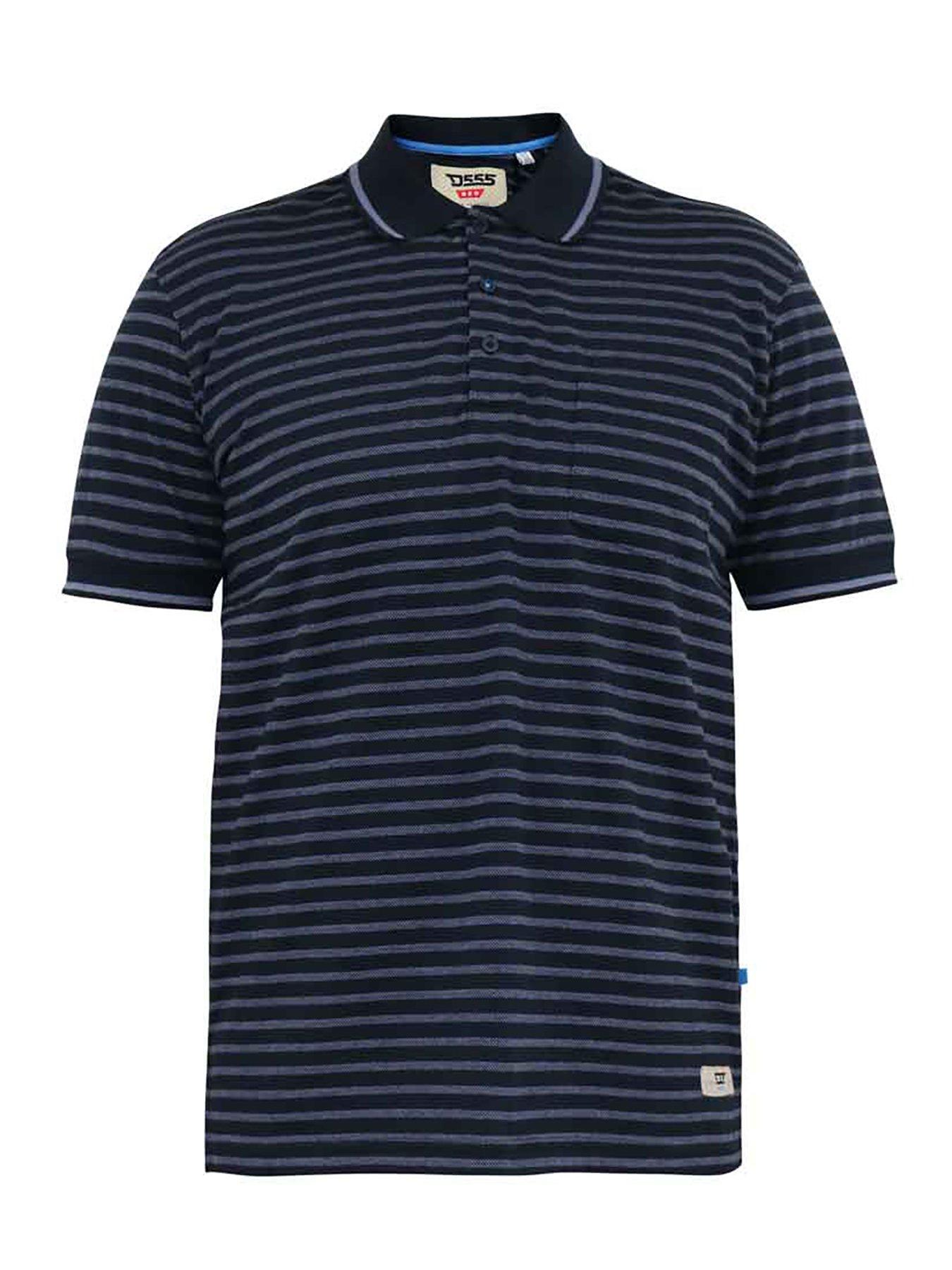 Image 4 of 5 of D555 Rosemary Woven Full Stripe Jersey Polo Shirt