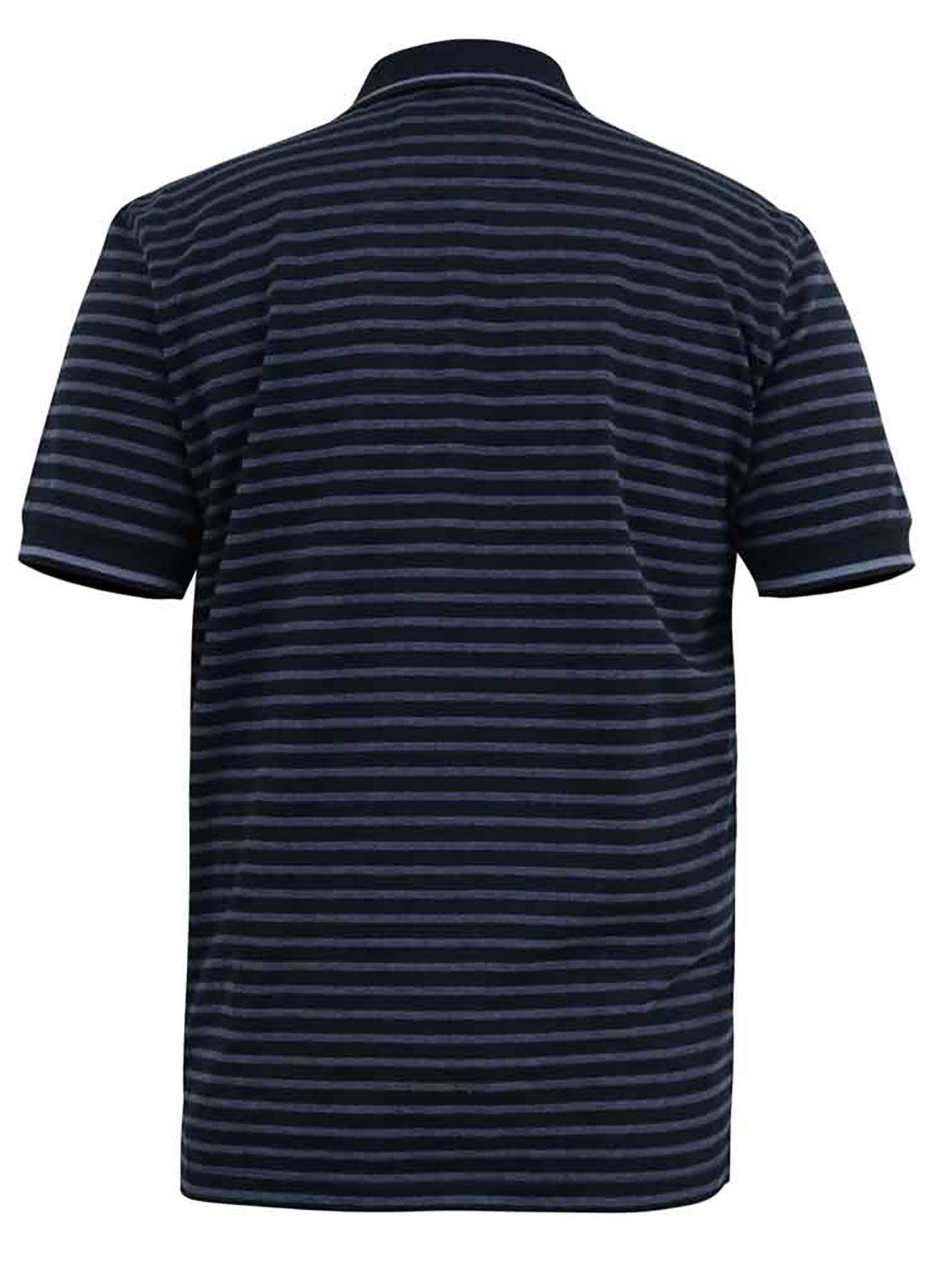 Image 5 of 5 of D555 Rosemary Woven Full Stripe Jersey Polo Shirt