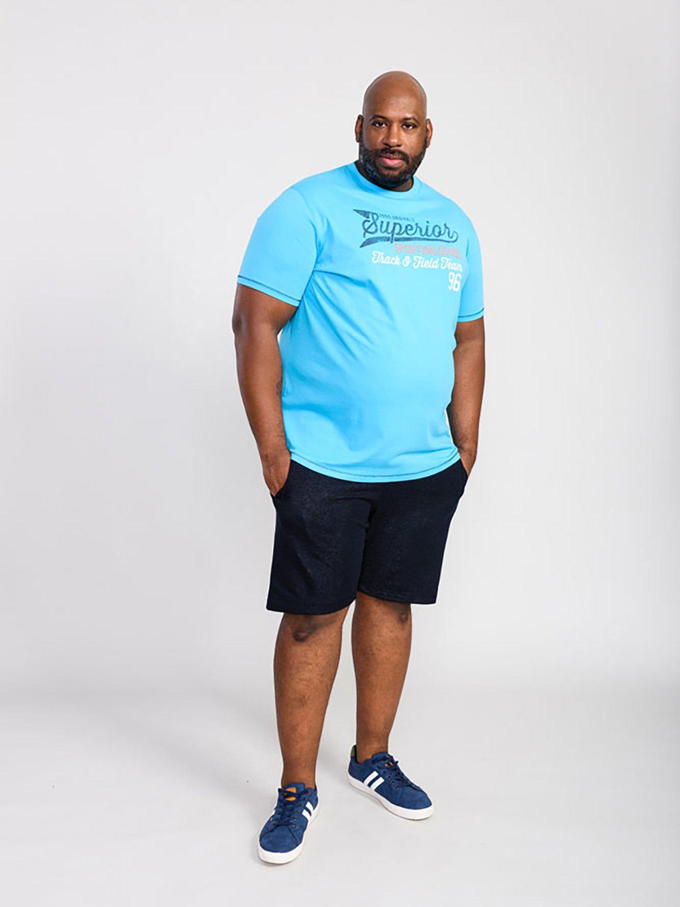 Image 2 of 4 of D555 Rushden Superior Printed T-Shirt - Blue