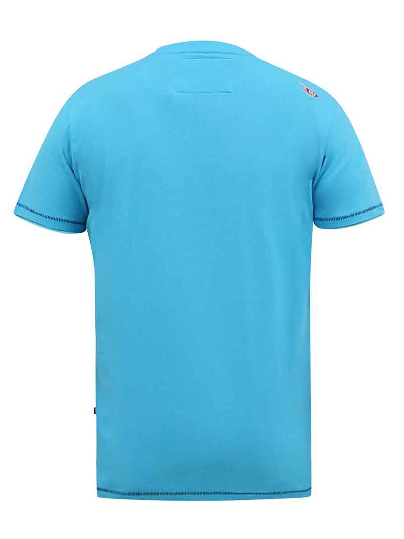 Image 4 of 4 of D555 Rushden Superior Printed T-Shirt - Blue