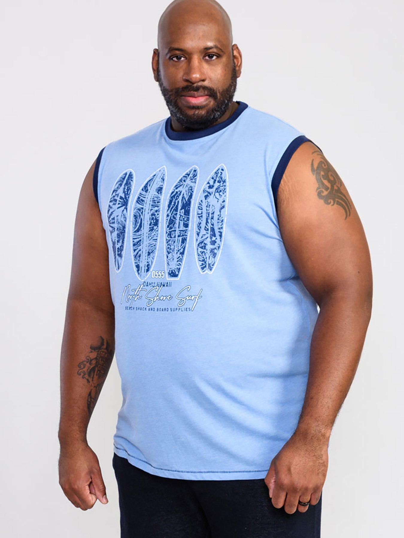undefined Bretton SurfBoard Printed Sleeveless T-Shirt - Blue