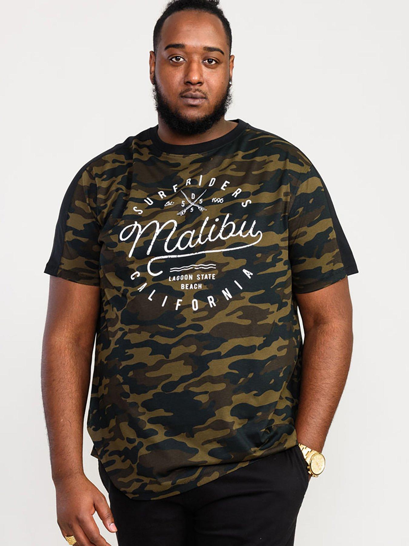 undefined Sullivan Camo Malibu Chest Print T-Shirt