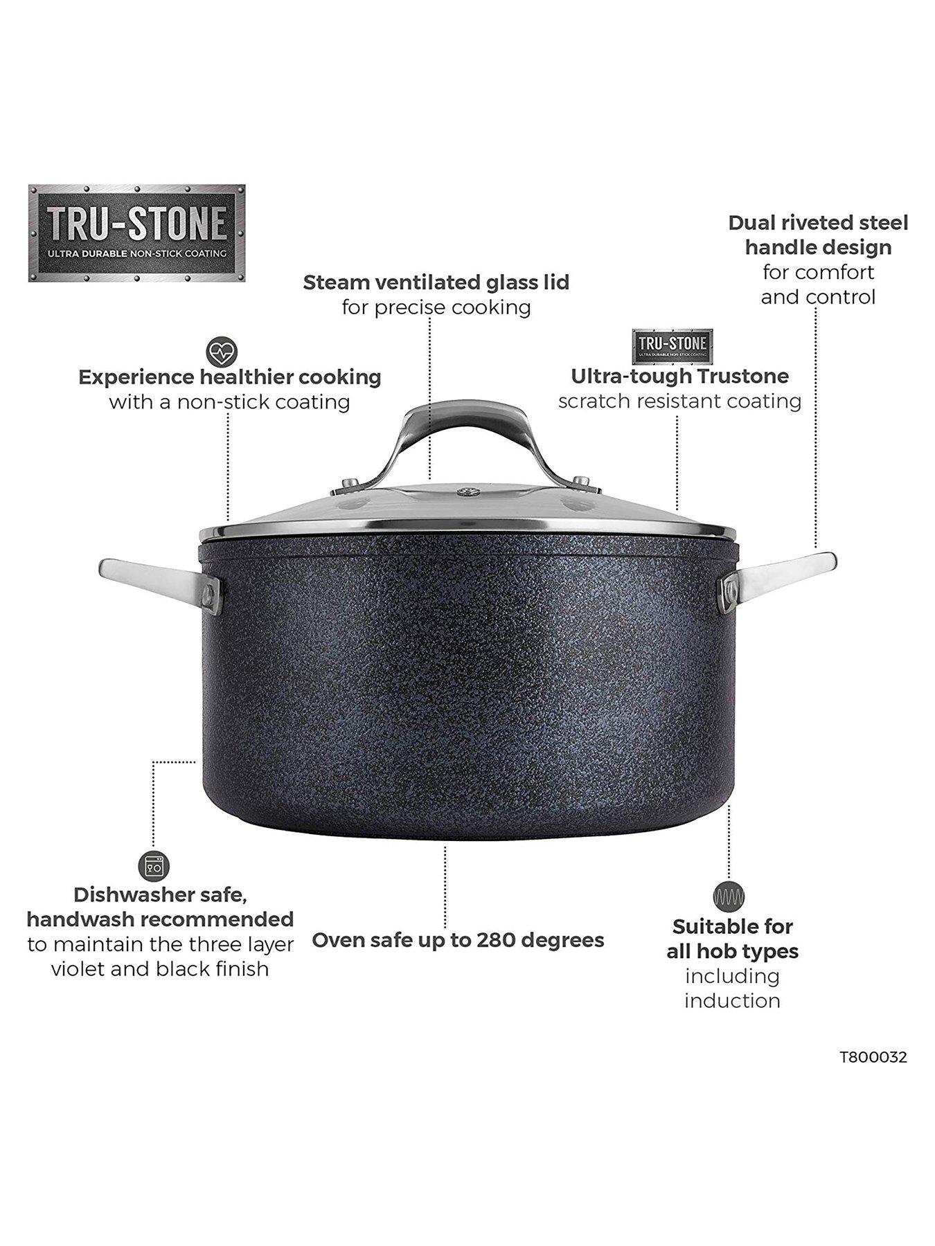Image 7 of 7 of Tower TruStone 24 cm Casserole Pan with Lid