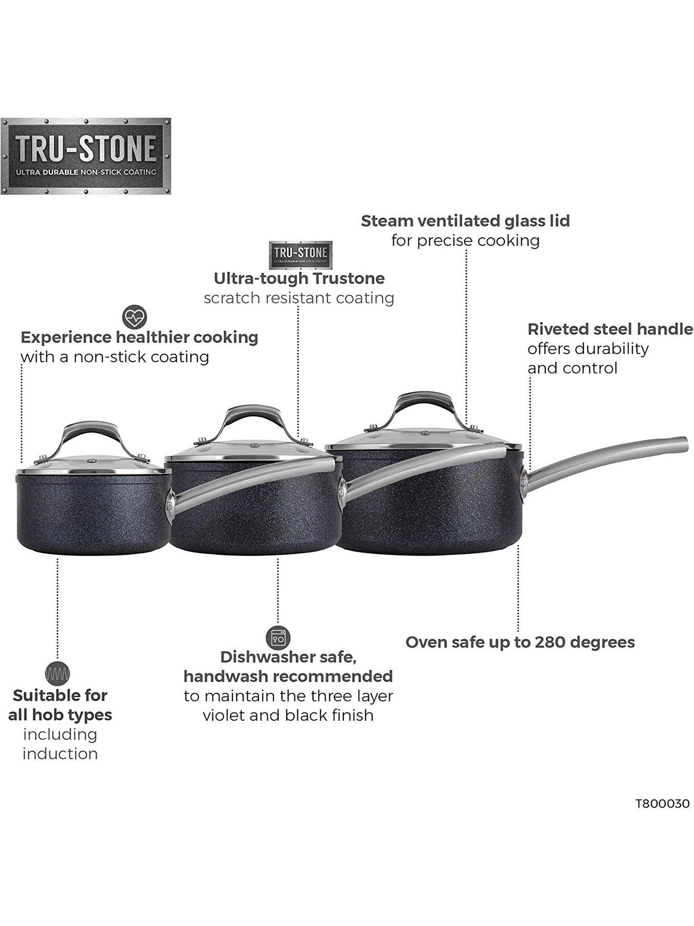 Tower TruStone 3Piece Pan Set very.co.uk