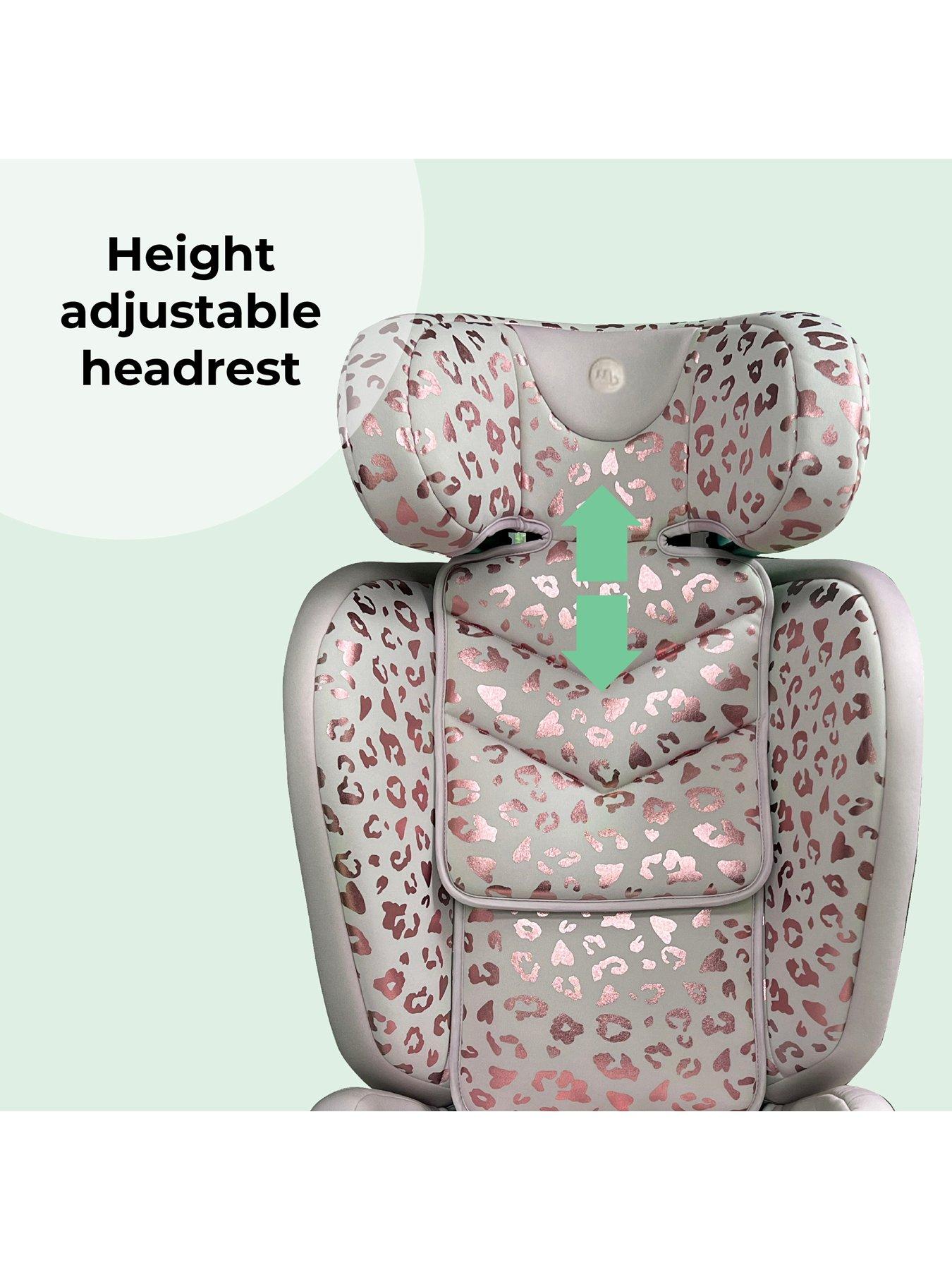 Image 2 of 8 of My Babiie MBCS23 High-Back Booster R129 Car Seat with ISOFIX - Blush Leopard