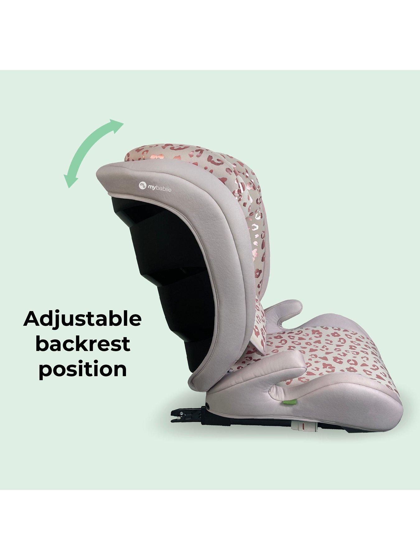 Image 3 of 8 of My Babiie MBCS23 High-Back Booster R129 Car Seat with ISOFIX - Blush Leopard