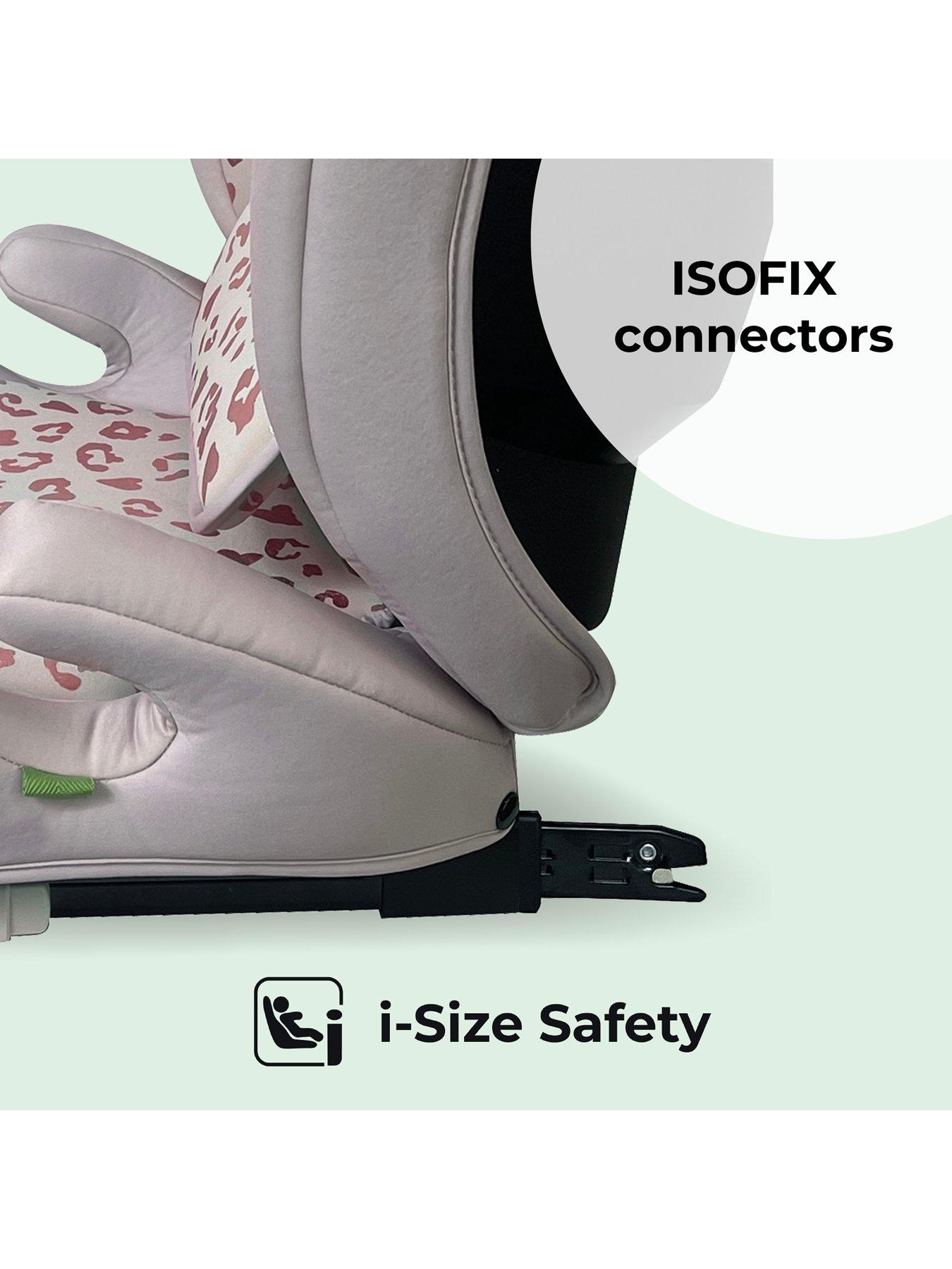 Image 6 of 8 of My Babiie MBCS23 High-Back Booster R129 Car Seat with ISOFIX - Blush Leopard