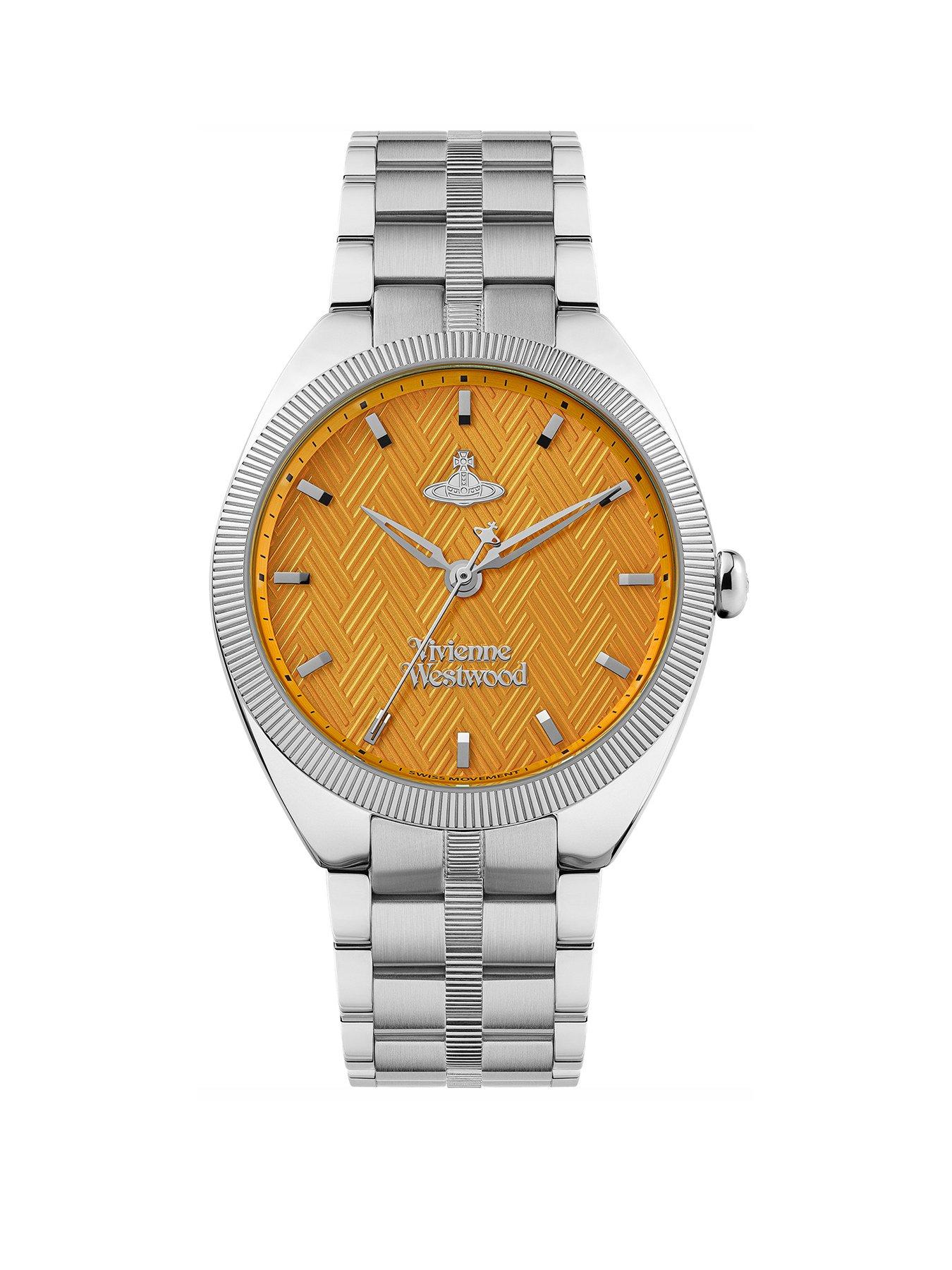 Image 1 of 5 of Vivienne Westwood The Mews Ladies Quartz Watch with Orange Dial