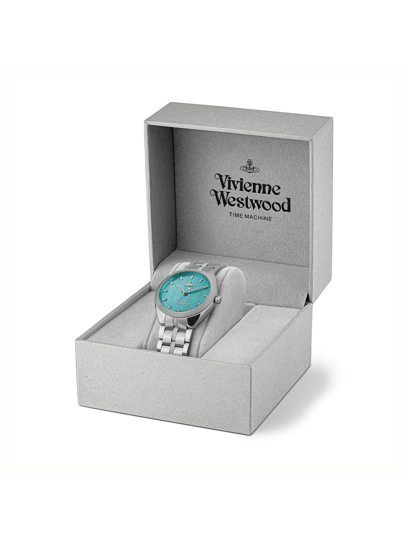 アナログ腕時計 Vivienne Westwood The Mews Silver Purple Vivienne Westwood The Mews Ladies Quartz Watch with Purple