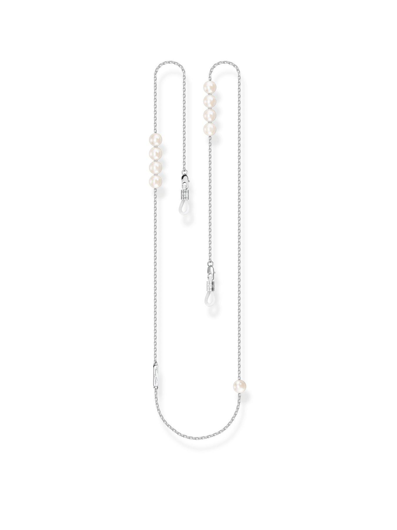Thomas Sabo Silver Faux Pearl Sunglasses Chain Very