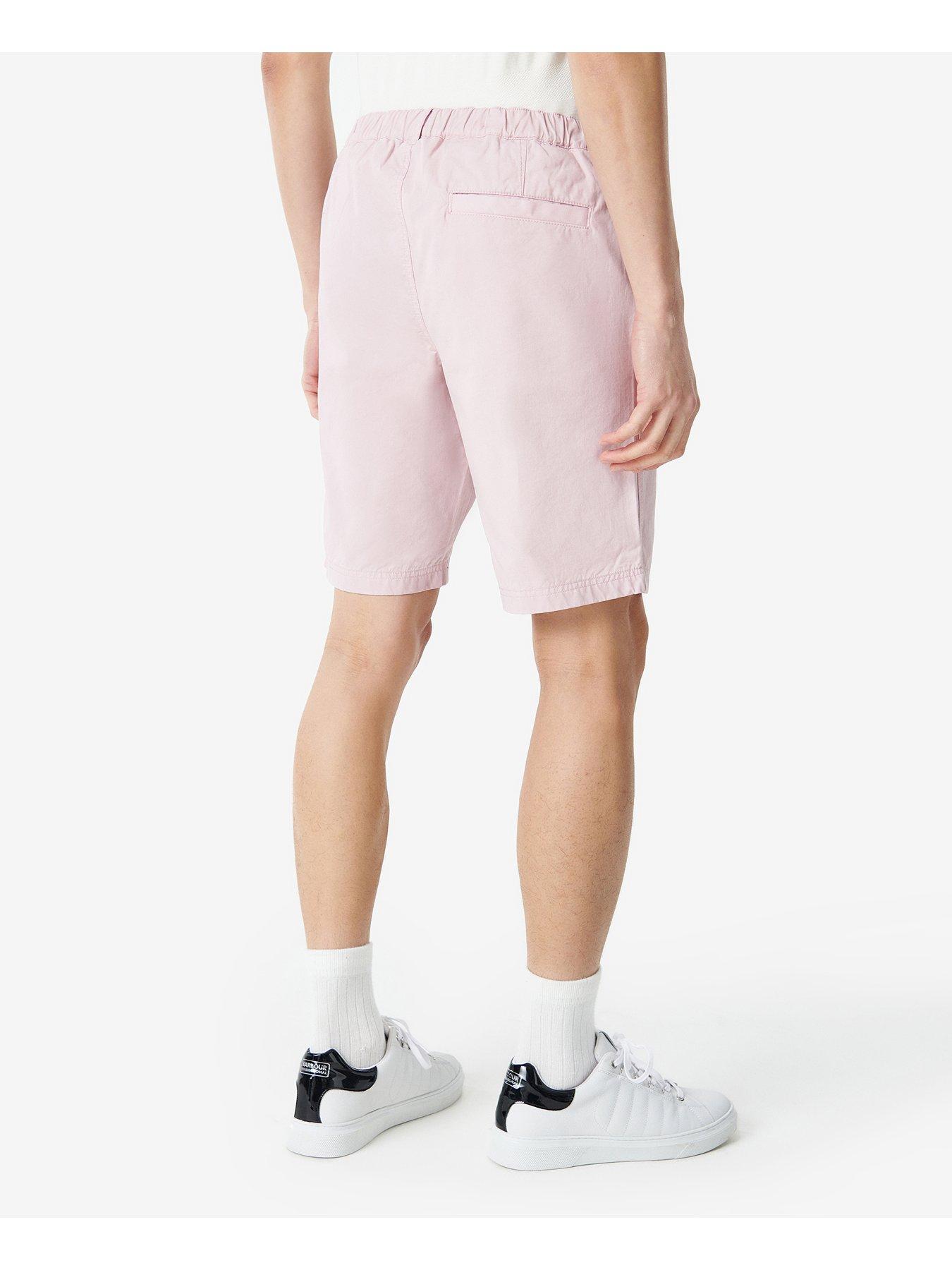 Mens pink hot sale shorts uk