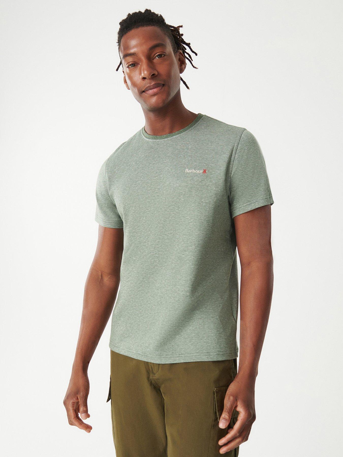 Barbour green best sale t shirt