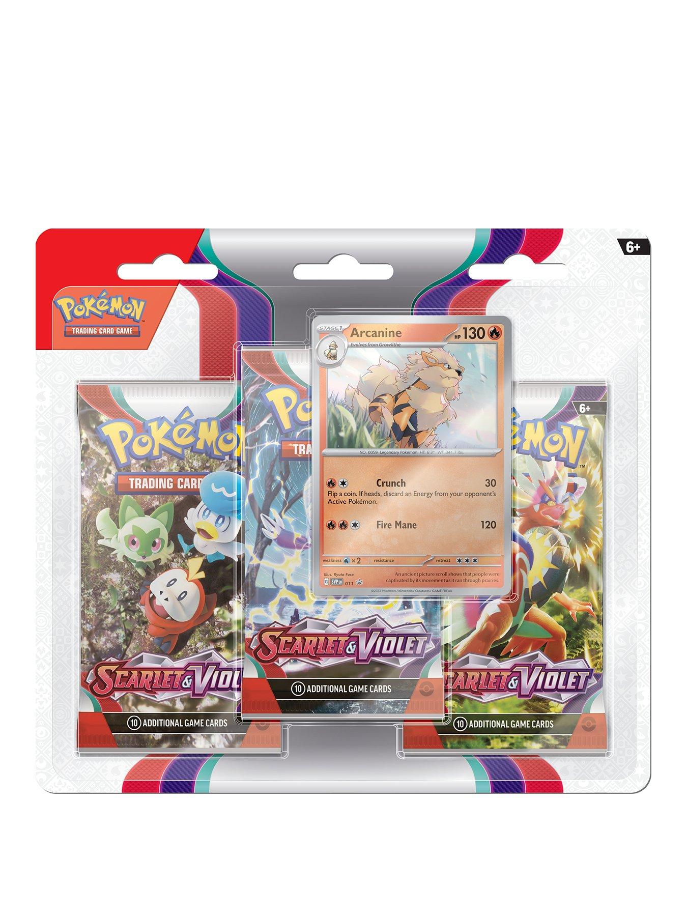 Pokemon TCG: Scarlet & Violet 4 Paradox Rift 3-Pack Display | Very.co.uk