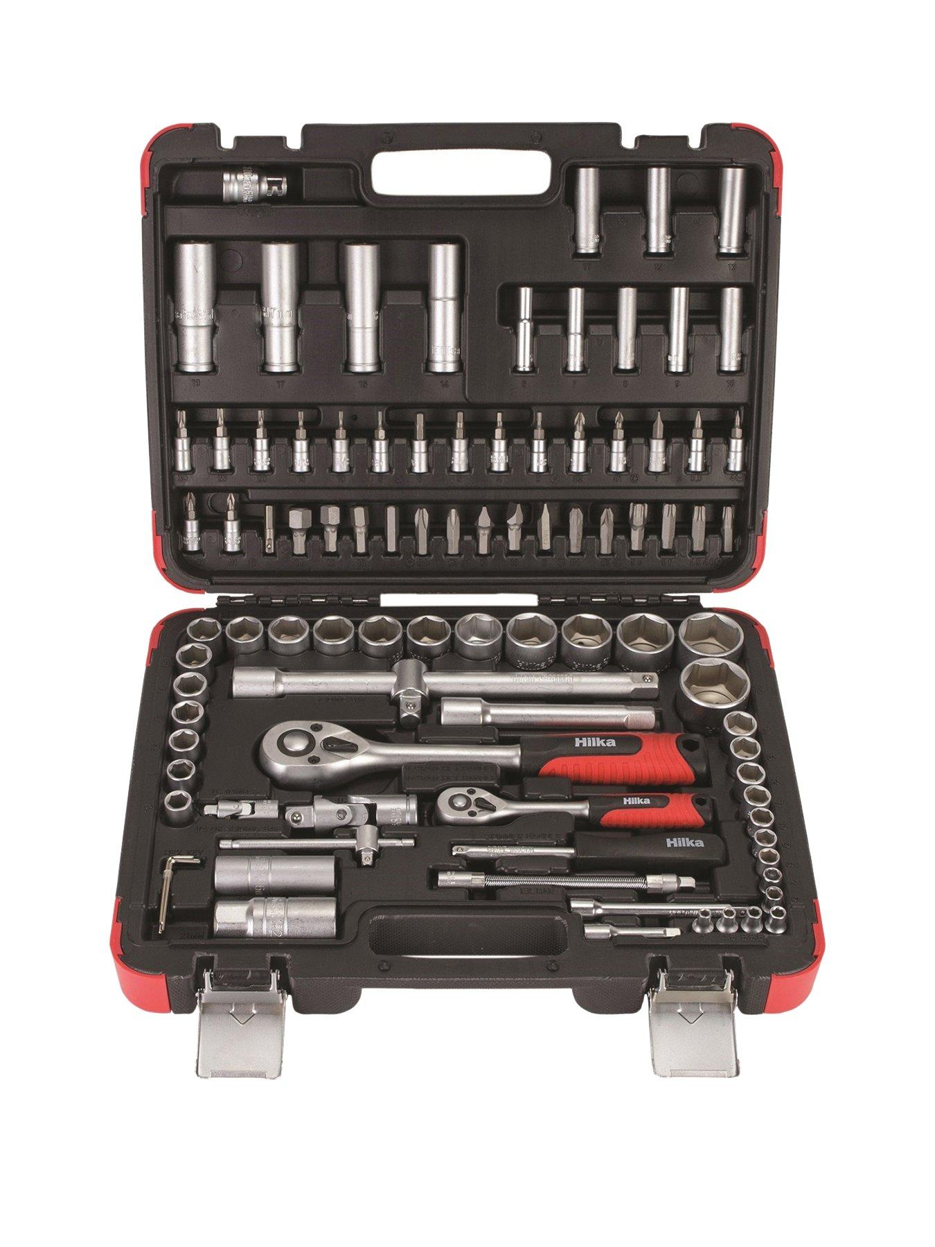 Hilka Tools 94 pce 1/4" & 1/2" Dr Socket Set