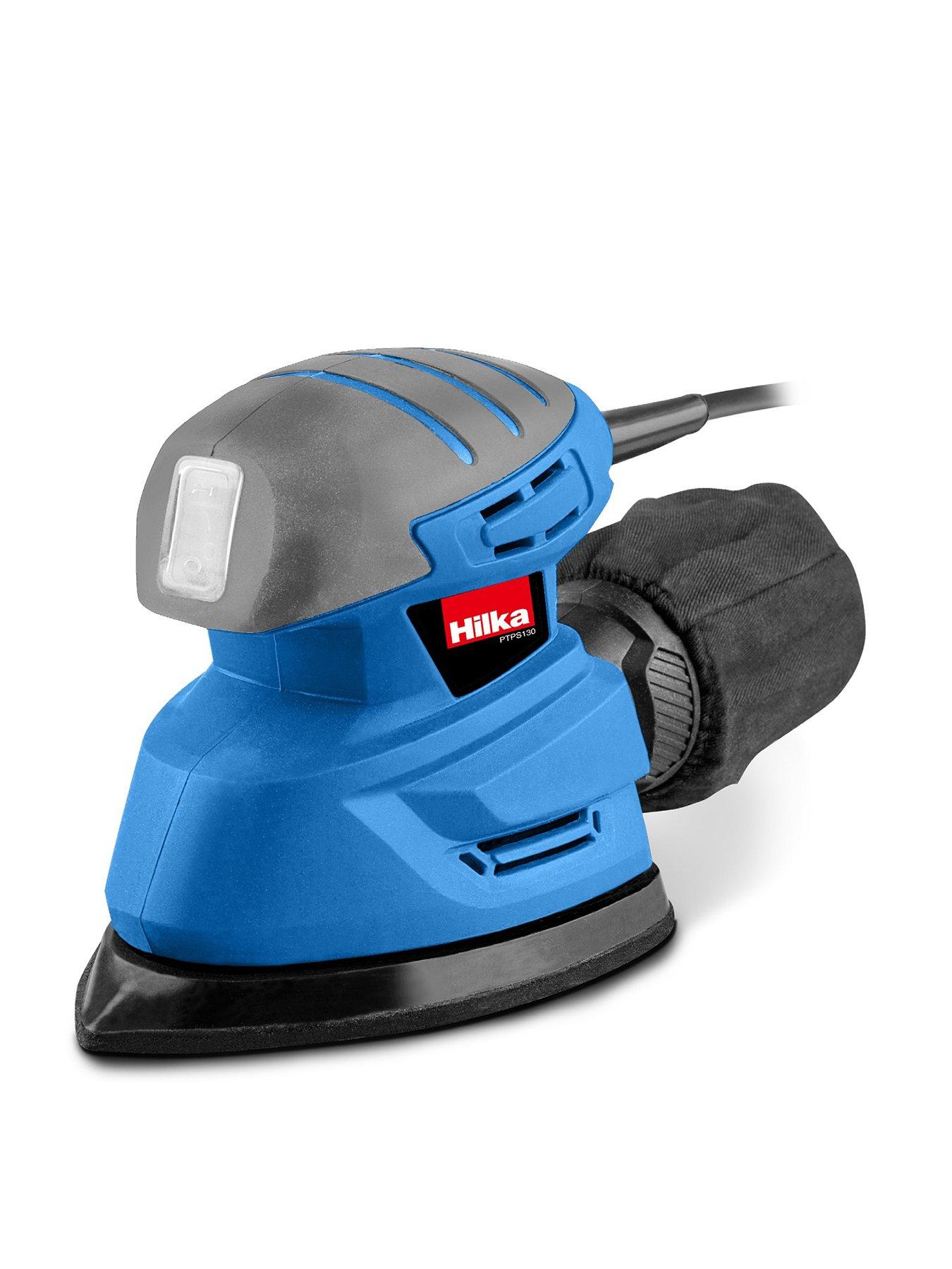 Product photograph of Hilka Tools 130w Detail Palm Sander from very.co.uk